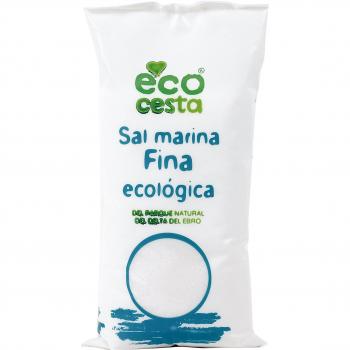 Condimento ecocesta sal marina fina bio bolsa 1 kg