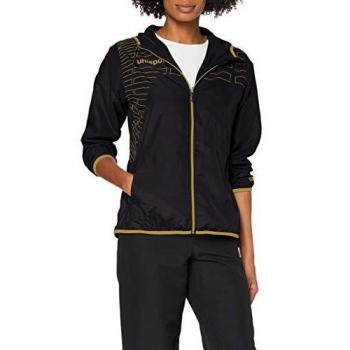 uhlsport Match Mujer Chaqueta De Entrenamiento, Negro/Dorado, L