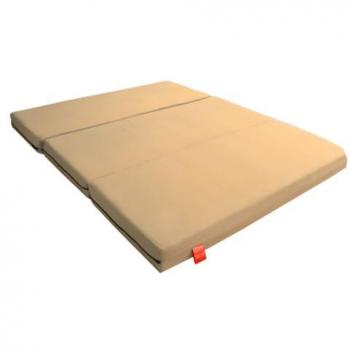 Cama Plegable a Medida para Volkswagen Multivan T4 con Colchón HR de 5cm y Viscoelástica - Cremallera Desenfundable