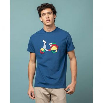 Camiseta Logo Chenille Marino Scotta