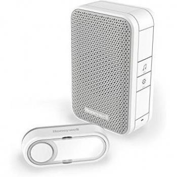 Honeywell Home DC311S Serie 3, Timbre Portátil Inalámbrico con Pulsador