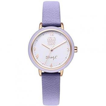 Mr wonderful Wonderful Time Reloj para Mujer Analógico de Cuarzo con Brazalete de Piel de Vaca WR25300