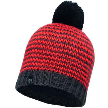 Original Buff - Knitted & Polar Hat Solid Unisex Adulto, talla unica, color Dorn Flame/Grey Vigore