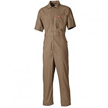Dickies Mens Workwear Cotton Super Safety Coverall Khaki WD2299K