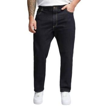 Lee Men's Straight Fit MVP Jeans, Black Rinse