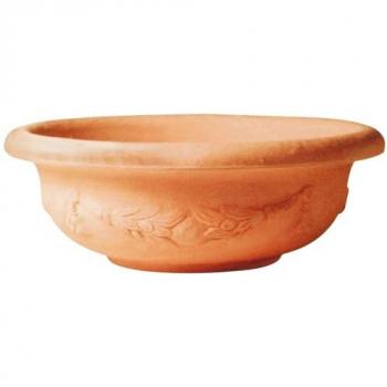 Vaso Ciotola Telcom Pantelleria - Jarrón Cuenco de Cerámica - Diámetro 45 cm