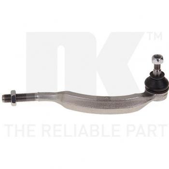 Rótula de dirección NK 5033738 con rosca derecha, compatible con varios modelos de vehículos, fabricada en acero forjado para mayor durabilidad y resistencia al desgaste, incluye tuerca y arandela