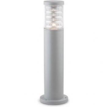 Bolardo de jardín Tronco Aluminio Gris 1 bombilla 40,5cm IP54 E27
