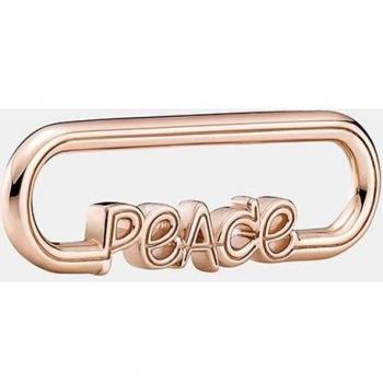 Eslabón Pandora ME Paz con Recubrimiento en Oro Rosa de 14k - 789698C00