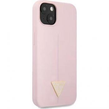 Funda de Silicona Triangle Púrpura para iPhone 13 - Guess GUHCP13MSLTGU