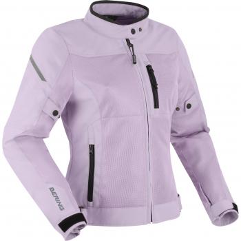Bering Ozone Chaqueta Textil de Moto para Mujer Lila (Tamaño 38)