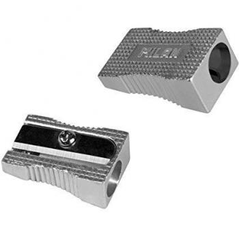 Caja 20 sacapuntas de aluminio triangular