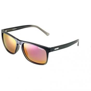 Sinner Oak Polarized Men's Sunglasses in Black & Green, Model SISU-719-10-P58, Size 56, Grey Lenses