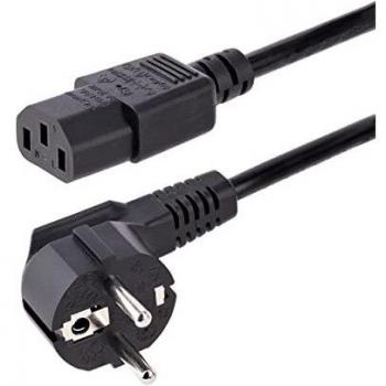 StarTech.com Cable de 1m (3 pies) de Alimentación para Ordenador, 18AWG, UE Schuko a C13, 250V 10A