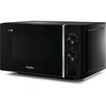 Microondas Whirlpool MWP 101B - Potencia 700W - Capacidad 20L - Temporizador Incorporado - Color Negro
