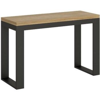 Consola Extensible Doble Encimera Kouta Color Natural 120x45/90 o 120/200x45/90 cm