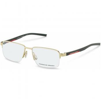 Porsche Design P8747 C Men's Eyeglasses Gold Size 56 - Blue Light Block Available