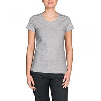VAUDE Brand Camiseta de Manga Corta, Mujer, Gris