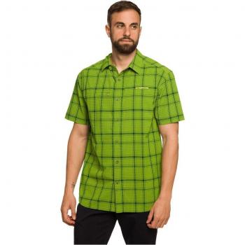 Camisa de hombre Trangoworld Cassiar Evasion manga corta verde gris - XXL