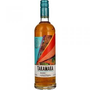 Ron Takamaka Oscuro Especiado 0,7L 38% Vol. - Infusionado con especias tropicales de Seychelles