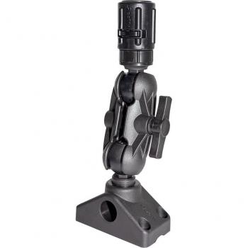 Scotty 162 1.5 Inch Ball Mount with Gear Head Post & 241 Side Deck Mount
