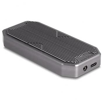 Carcasa Externa Gaming para SSD M.2 NVMe con USB 3.2 Gen 2x2 (20 Gbps), Tipo-C y RGB LED