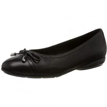 Geox Women's Annytah Black Ballerina Flats
