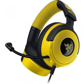 Auriculares Gaming Razer Kraken V4 X Edición Pokémon Kanto Starters USB Amarillo