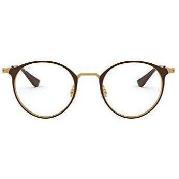 Ray-Ban RX6378F Asian Fit 2905 Men's Eyeglasses Brown Size 51 (Frame Only) - Blue Light Block Available