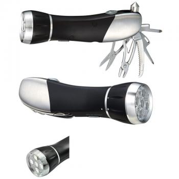Coche de seguridad martillo de emergencia Vida Ahorro kit-seat cinturón cutter-window breaker-auto kit-essential de rescate de emergencia desastre escapar tool-led linterna vehículo coche Kit de emergencia – FL360