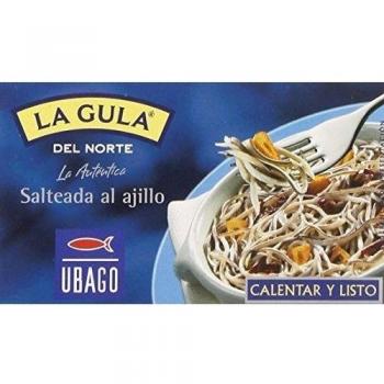 Conjunto de 5 Paquetes Ubago La Gula del Norte Salteada al Ajillo, 50 gr cada uno (Total 250 gr)