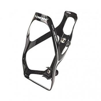 Look Unisex - Adultos Super Light SL Bottle Cage Black/White Shiny, Talla única