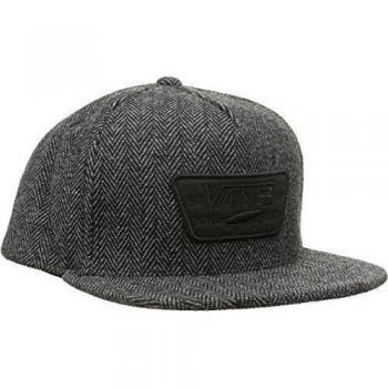 Vans M FULL PATCH SNAPBAC BLACK HERRINGBO - Visera para hombre, color grau