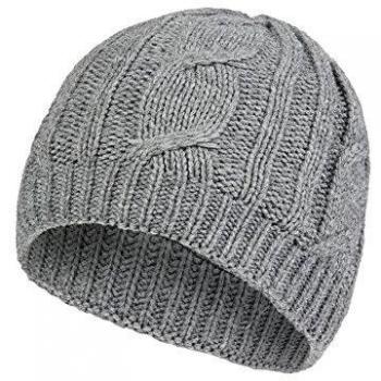 Sealskinz Hut Waterproof Cable Knit Beanie Hat - Cinta de pelo para hombre, color gris, talla DE: L/XL