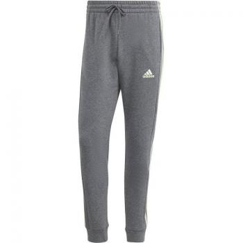 Pantalones Adidas Essentials 3 Bandas Hombre Gris Talla S