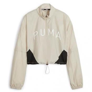 PUMA Women's Waterproof Fit Move Woven Jacket - Silver - M