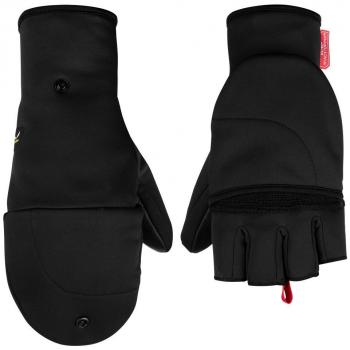 SALEWA Sesvenna Fold Back Windstopper Gloves Guantes, Black out, XL