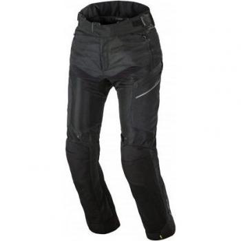 Macna Pantalones de Moto Bora Mujer Negros - Pantalones textiles para motocicleta, color negro, talla L