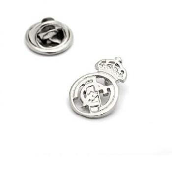 ART3 Insignia Pin Escudo Real Madrid Calado Plata de Ley