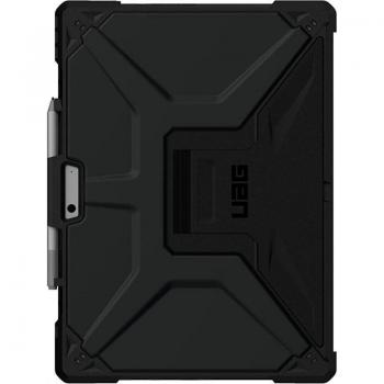 Urban Armor Gear Metropolis SE Funda para Microsoft Surface Pro 8 [Certificado Designed for Surface, Compatible con Type Cover, Soporte para Surface Pen, Función de Soporte Ajustable, Resistencia a Impactos] - Negro