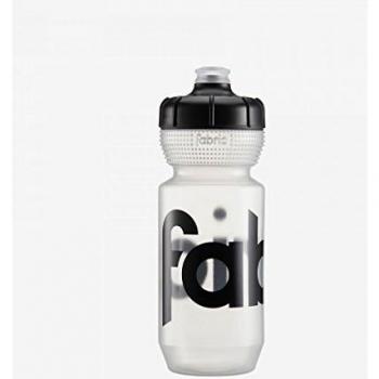 Fabric Gripper Botella de agua, 600 ml, transparente/negro