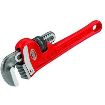 RIDGID 31005 8-inch Heavy-Duty Straight Pipe Wrench, 8-inch Plumbing Wrench