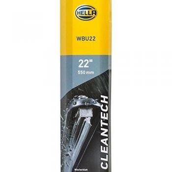 HELLA 9XW 358 053-221 Cleantech Limpiaparabrisas - WBU22 - Escobilla con hoja plana - para vehic. dirección izquierda - 22 - 550mm - delante - Cant.: 1