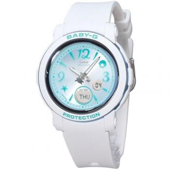 Casio Baby-G Women's Quartz Analog-Digital Watch with Blue Dial and Resin Strap, 100M Water Resistant - Undersea World Edition