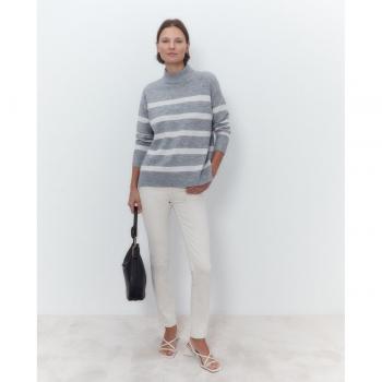 Jersey de punto con rayas para mujer - Woman El Corte Inglés