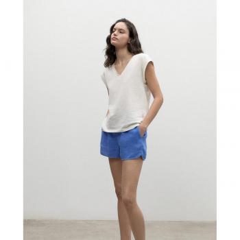 Camiseta de mujer Rennesalf blanco Ecoalf, diseño sostenible y elegante