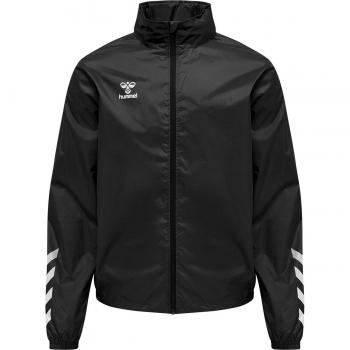Hummel Chaqueta Core Xk Spray Negro - Chaqueta impermeable, color negro, material ligero y transpirable, diseño moderno, adecuado para actividades deportivas y uso diario