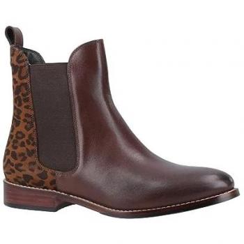 Hush Puppies Colette Women's Suede Leopard Ankle Boots