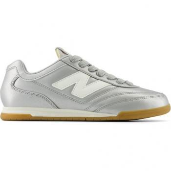 New Balance Unisex RC42 Lowtop Sneakers in Grey/White, Suede/Mesh, Size 40.5