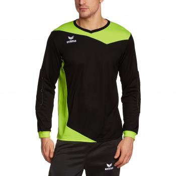 erima Torhüter Glasgow Torwarttrikot - Camiseta de portero de fútbol para hombre, color negro / amarillo neón, talla L